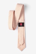 Orange Kensington Seersucker Skinny Tie Photo (2)