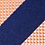 Orange Silk Berkner Skinny Tie