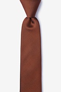 Buck Orange Skinny Tie Photo (0)