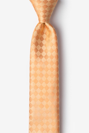Cape Cod Orange Skinny Tie