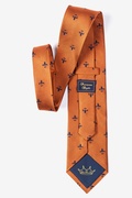 Fleur De Lis Orange Tie Photo (1)
