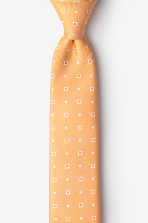 Kangaroo Orange Skinny Tie