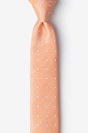 _Nelson Orange Skinny Tie_