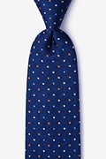 Quinby Orange Extra Long Tie Photo (0)