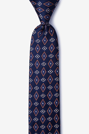 Willow Orange Skinny Tie