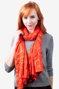 Matilda Orange Scarf Photo (2)