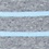 Pale Blue Carded Cotton Virtuoso Stripe Medium-Large Sock