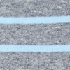 Pale Blue Carded Cotton Virtuoso Stripe Sock