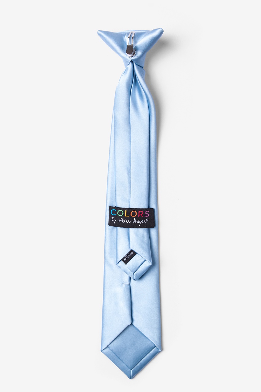 Pale Blue Clip-on Tie For Boys Photo (1)