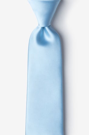 Pale Blue Extra Long Tie