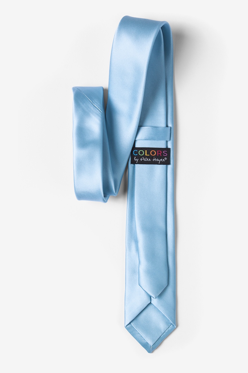 Pale Blue Skinny Tie Photo (2)