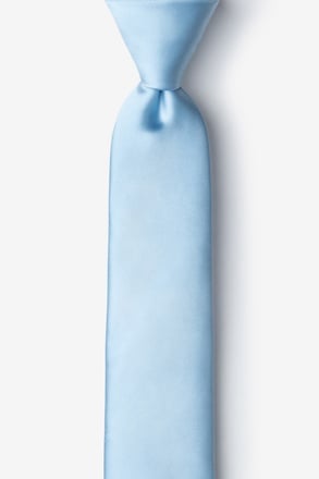 Pale Blue Skinny Tie