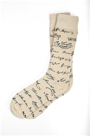 _Declaration Signers Parchment Medium-Large Sock_