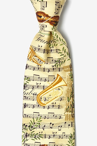 Parchment Silk Concerto Tie