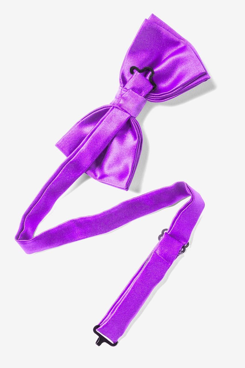 Passion Purple Pre-Tied Bow Tie Photo (1)