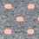 Peach Carded Cotton Power Dots Medium-Large Sock
