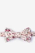 Bellevue Peach Self-Tie Bow Tie Photo (0)