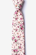 Bellevue Peach Skinny Tie Photo (0)