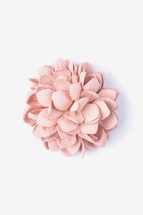 _Chrysanthemum Peach Lapel Pin_