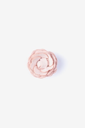 Mini Flower Peach Lapel Pin