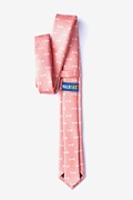 Fish Bones Peach Skinny Tie Photo (1)