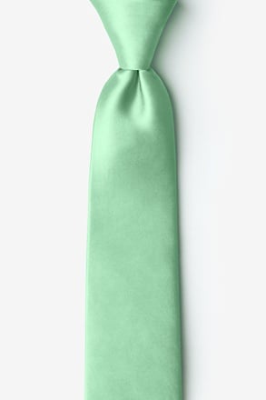 Peapod Green Tie For Boys