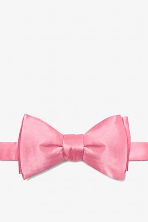 Peony Pink Self-Tie Bow Tie