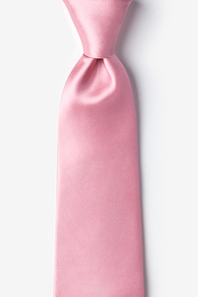 Image of Peony Pink Silk Peony Pink Tie