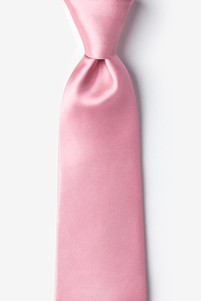 Peony Pink Silk Peony Pink Tie