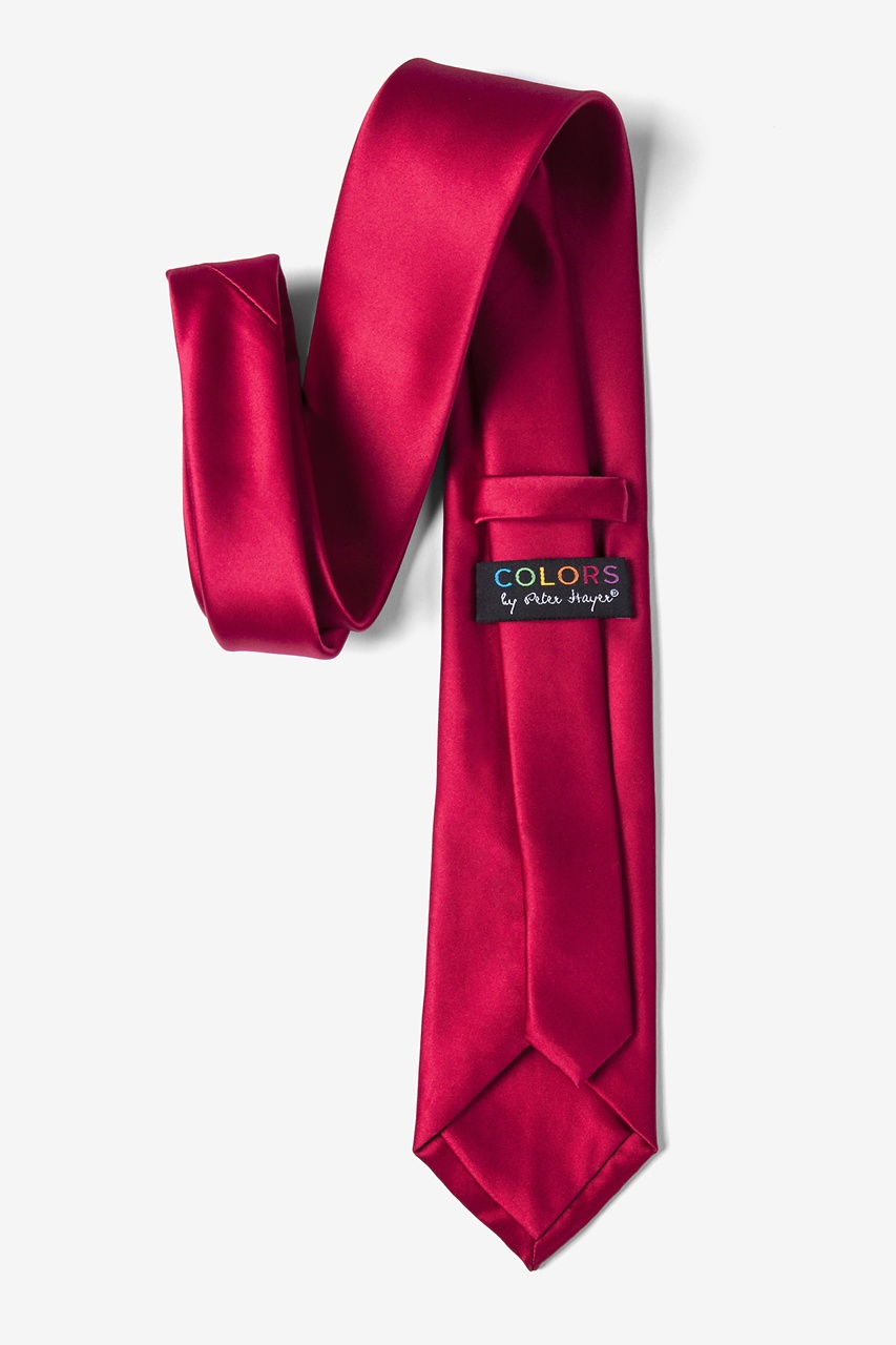 Persian Red Extra Long Tie Photo (1)