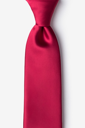 Persian Red Extra Long Tie
