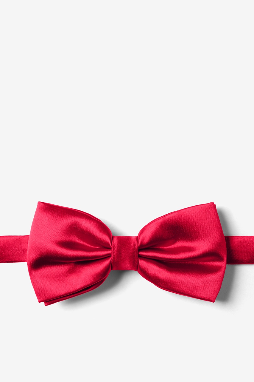 Persian Red Pre-Tied Bow Tie Photo (0)