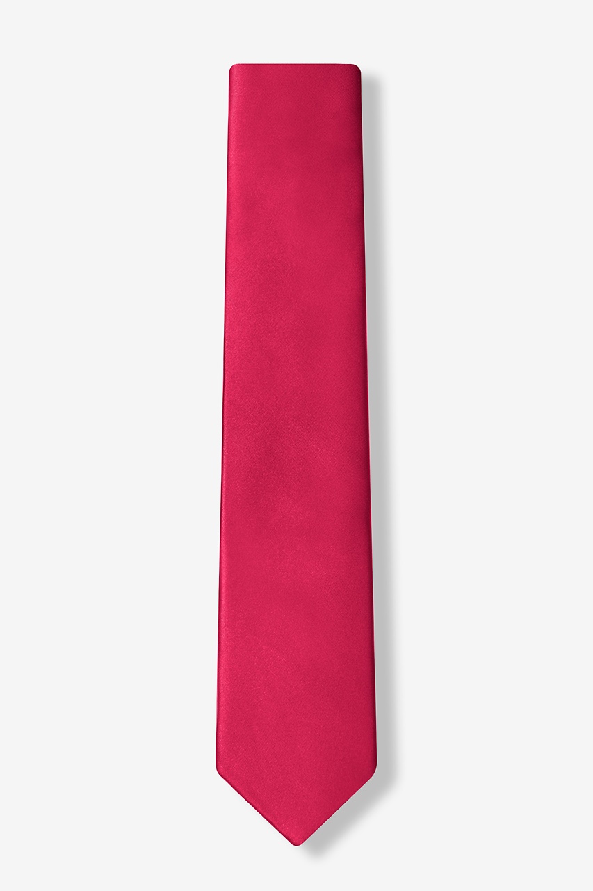 Persian Red Skinny Tie Photo (1)
