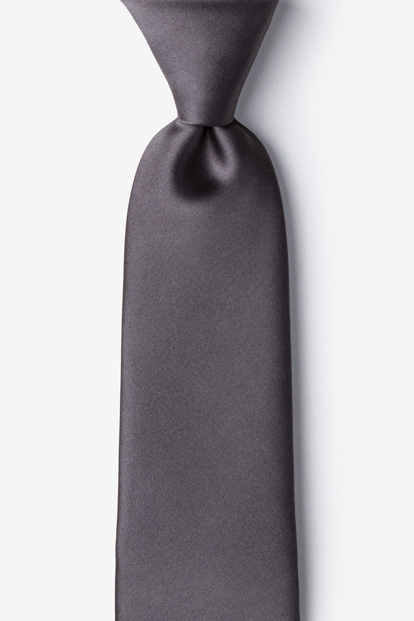 Pewter Extra Long Tie Photo (0)