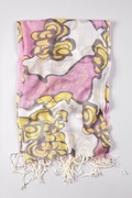 Pink Giant Flower Scarf Photo (4)