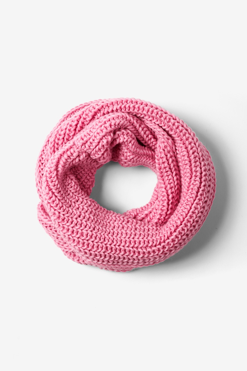 Pink Concord Knit Infinity Scarf Photo (0)