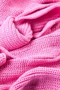 Pink Pocket Knit Scarf Photo (1)