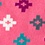 Pink Carded Cotton Alamitos Medium-Large Sock