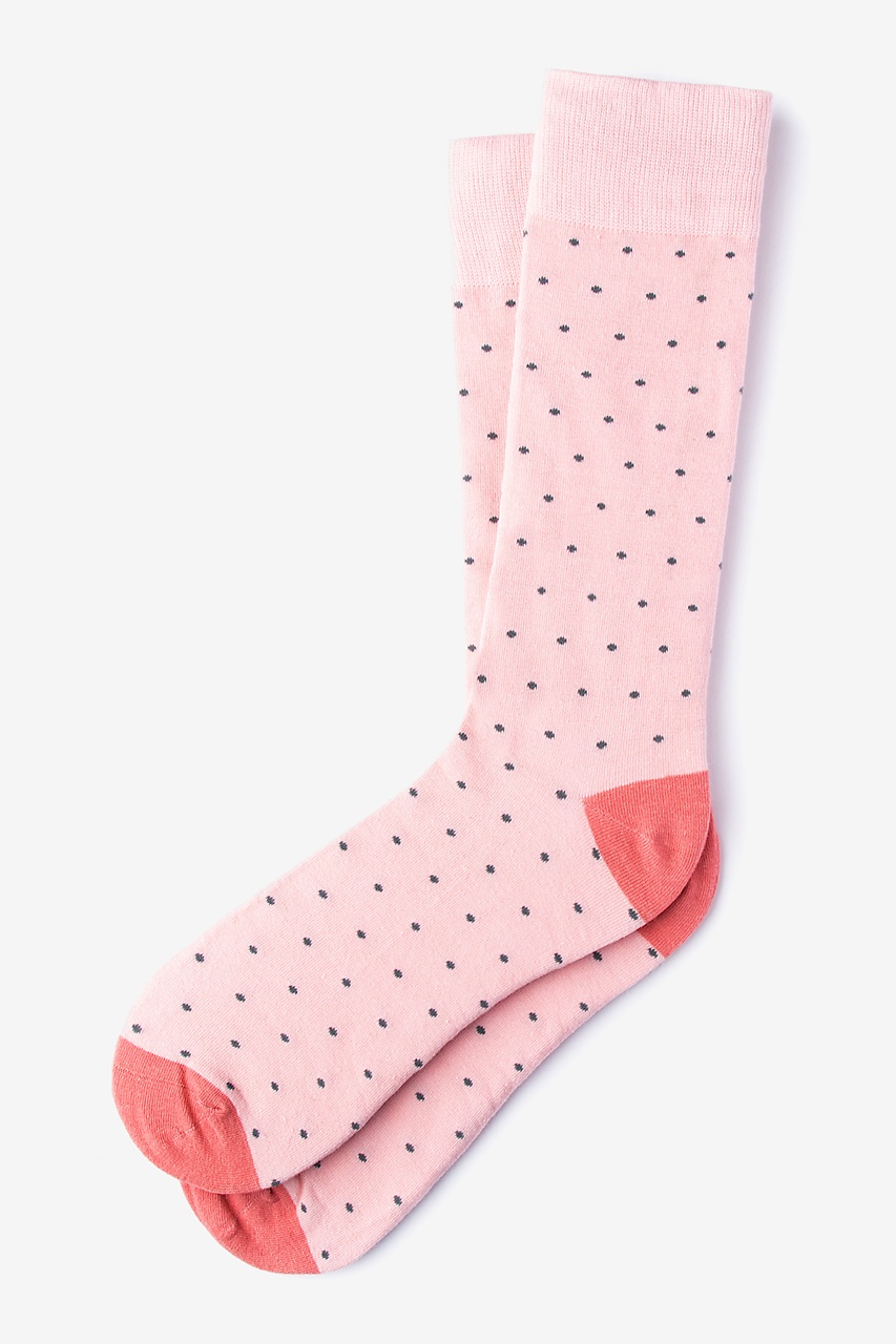 Pink Polka Dot Socks | Dress Socks | Ties.com