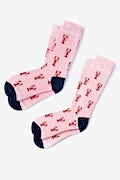 Great Catch Pink His & Hers Socks Photo (0)