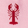 Pink Carded Cotton Great Catch Small-Medium Sock