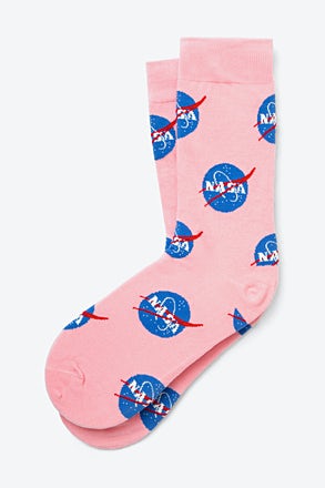 _NASA Meatball Pink Women's Sock_