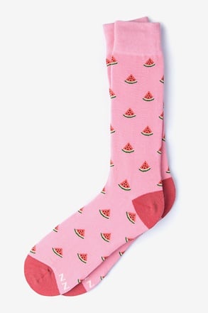 Watermelon Pink Sock