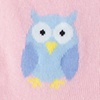Pink Carded Cotton Owl Night Long