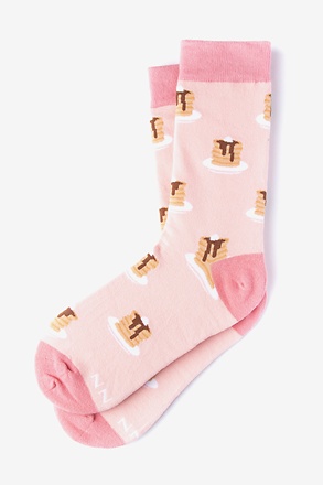 _Pancakes Pink Women's Sock_