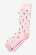 Permanent Vacay Pink Sock Photo (0)