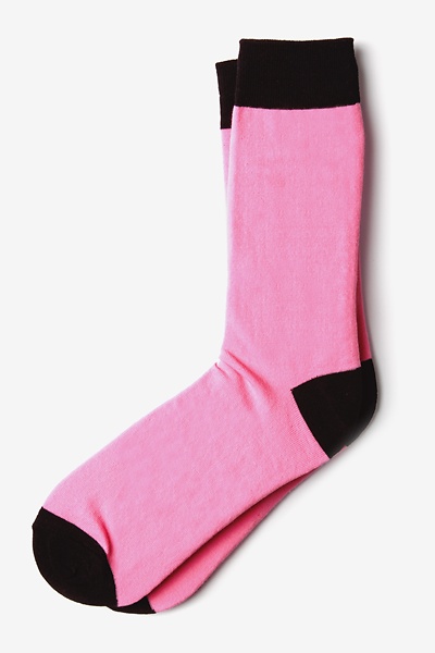 Pink Cotton Irvine Sock | Ties.com