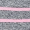 Pink Carded Cotton Virtuoso Stripe Sock