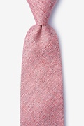 Beau Pink Extra Long Tie Photo (0)