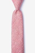Beau Pink Skinny Tie Photo (0)